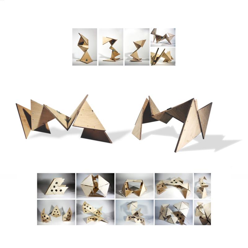 10 Transformable objects out of new hinges